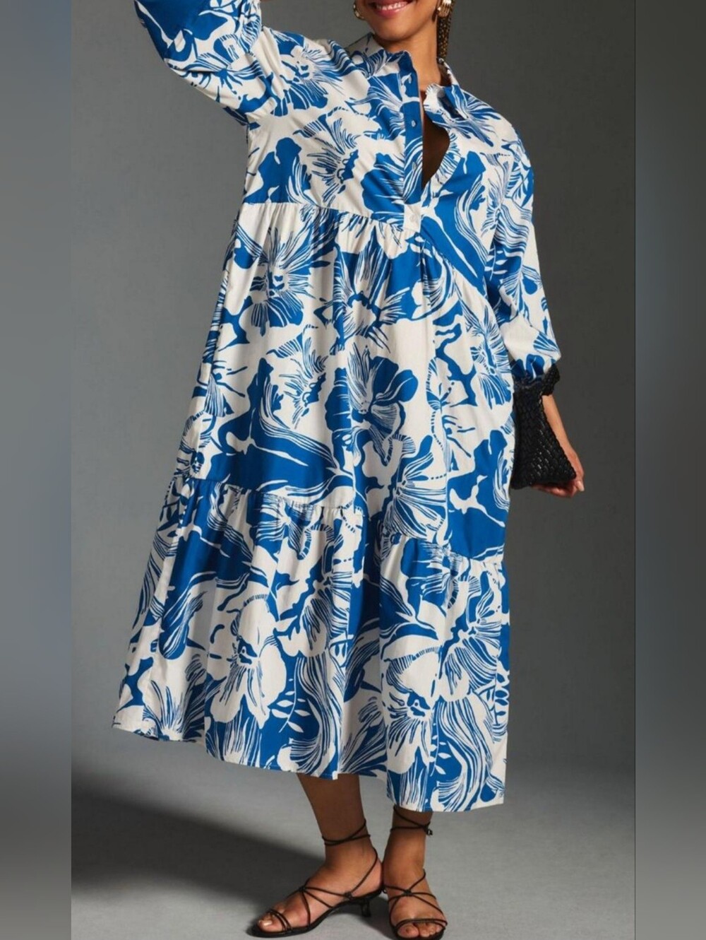 Anthropologie Maeve Shirt Dress. 100% Cotton